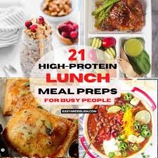 High‑Protein Meal Prep Lunches